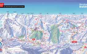 Skigebietsplan Brandnertal